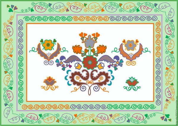 Национальный орнамент татарского народа