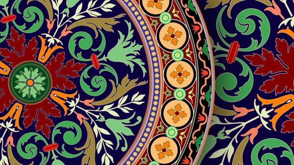 Узбекский национальный орнамент