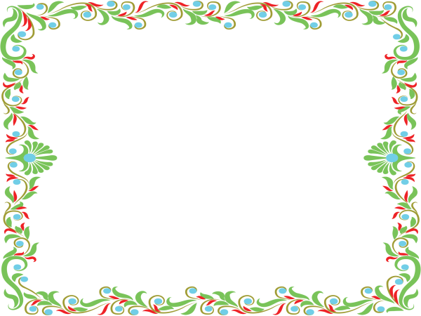 Рамка в народном стиле