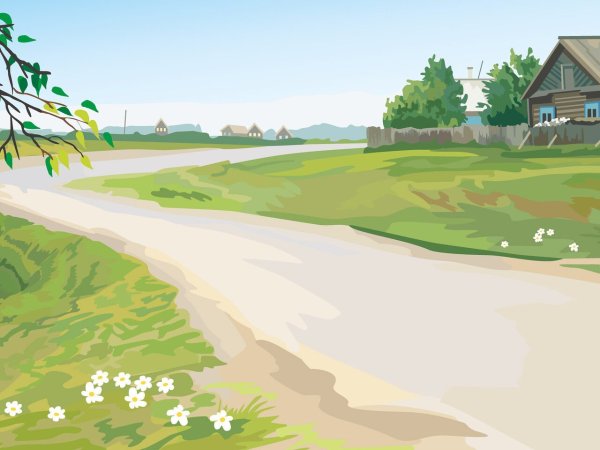 Деревенский пейзаж