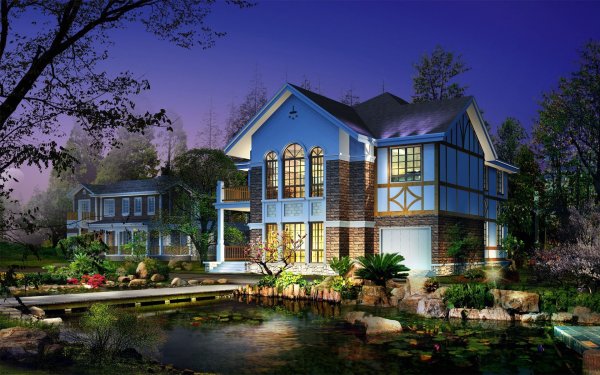 Красивый домик