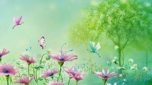 Весенний фон