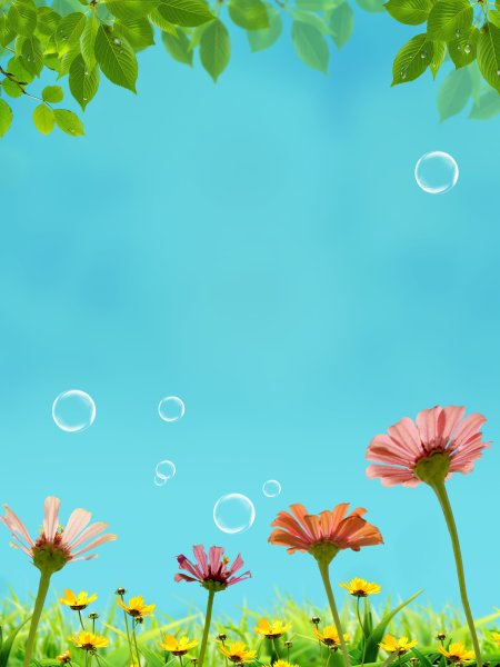 Летний фон для фотошопа