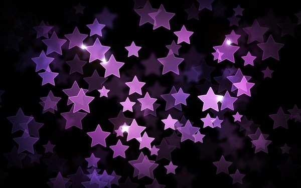 Фиолетовые звездочки