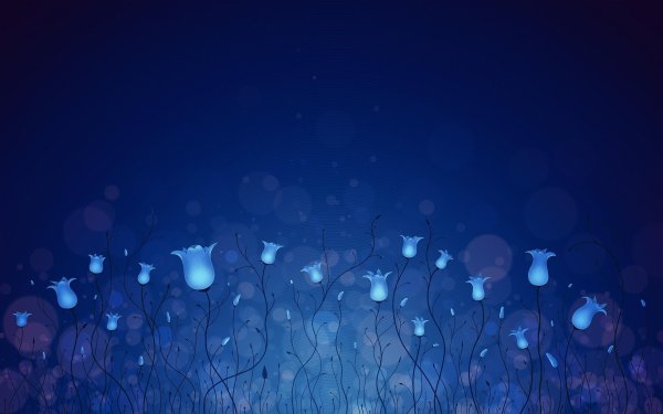 Красивый фон в голубых тонах