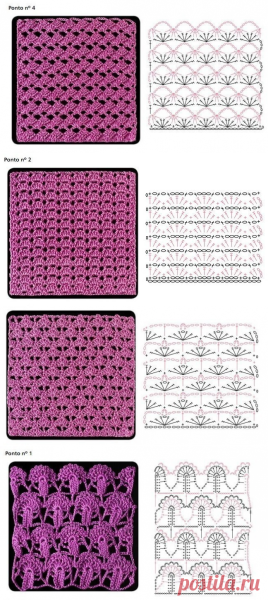 Узоры крючком