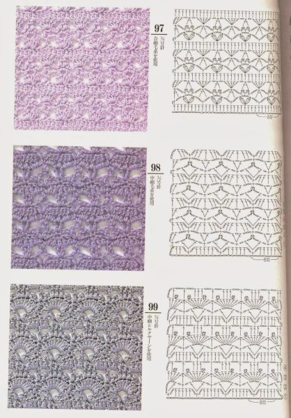 Плотная вязка крючком узоры