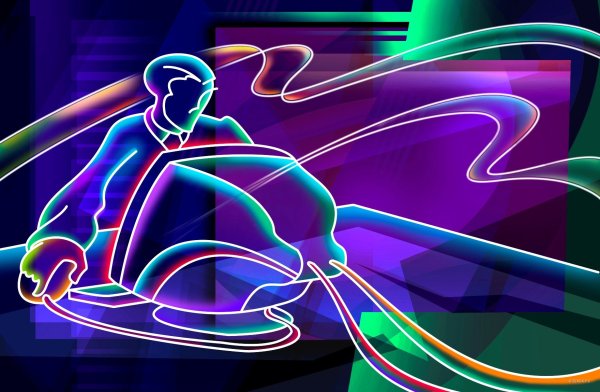 Неоновые обои на рабочий стол