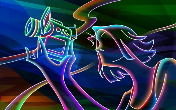 Неоновые обои