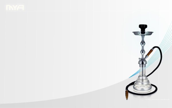 Кальян на черном фоне