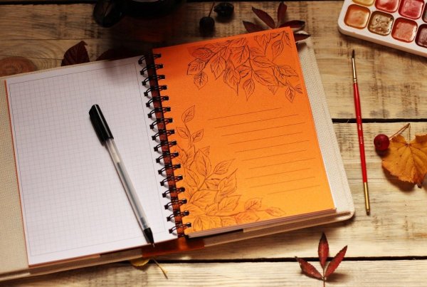 Красивые страницы для блокнота