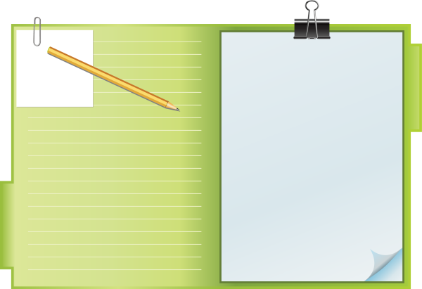 Фон для презентации блокнот