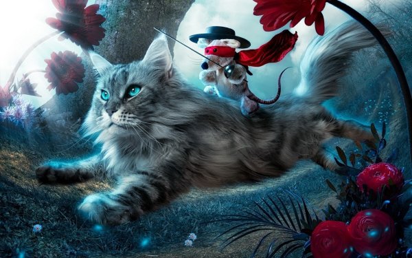 Фэнтези кошки