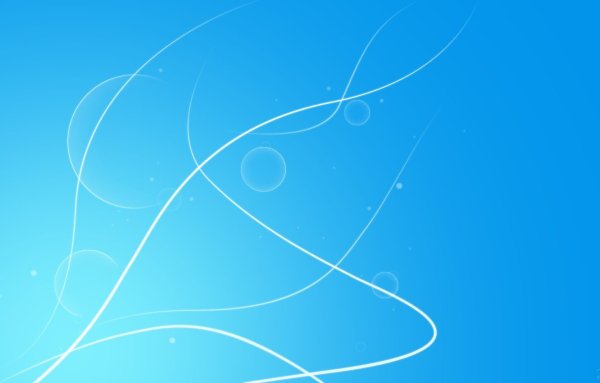 Голубой фон на рабочий стол