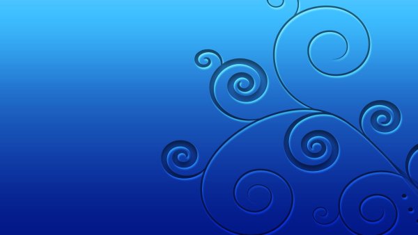 Синий фон с орнаментом