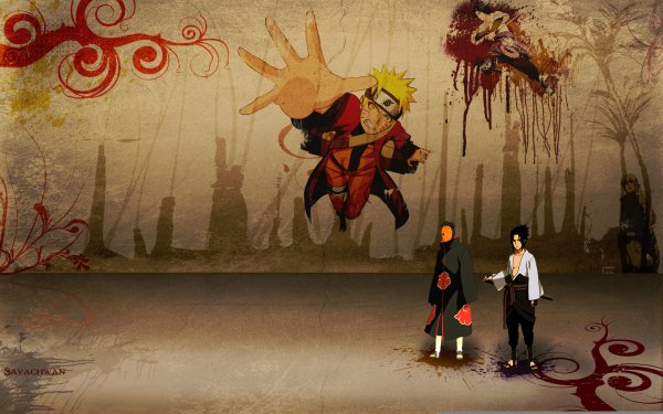 Фотообои в стиле Наруто