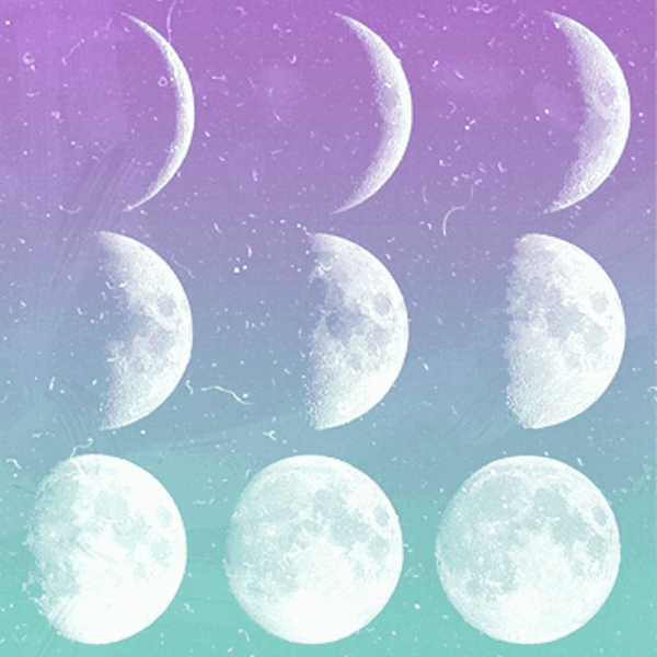 Луна на Светлом фоне