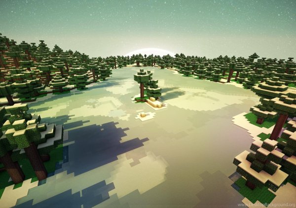 Майнкрафт фон для рабочего стола