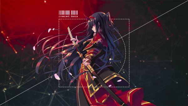 Аниме тян с катаной 1920x1080