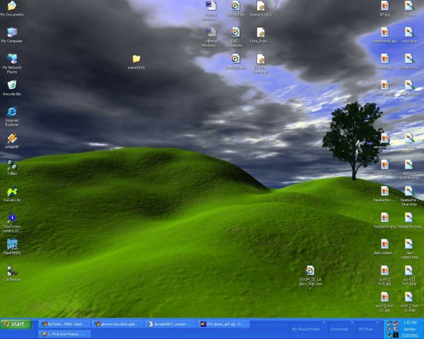 Windows XP рабочий стол