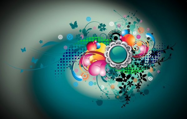 Абстрактный рисунок на рабочий стол