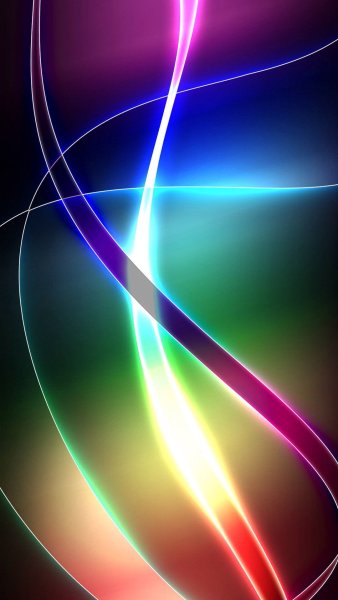 Фиолетово зеленая абстракция