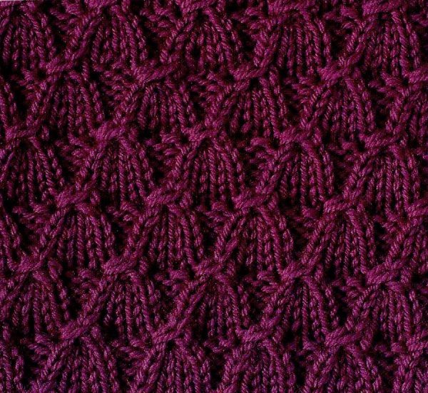 Красивые узоры спицами