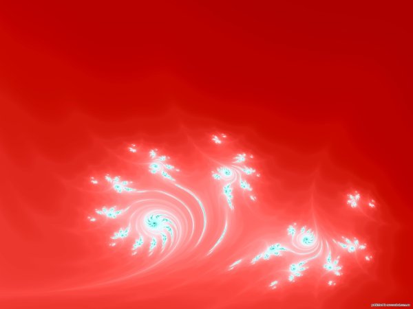 Абстракция кораллового цвета