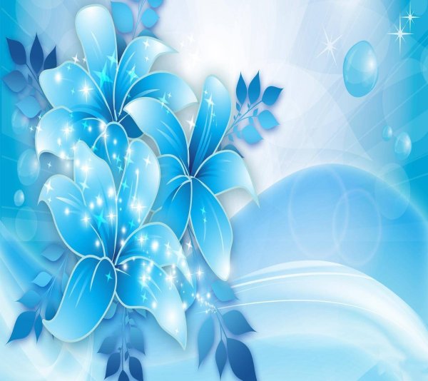 Голубой фон