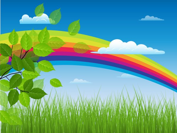 Детям про радугу в природе