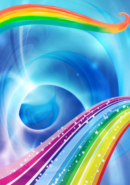 Радуга фон
