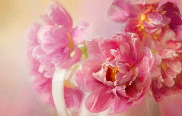 Картина нежные цветы