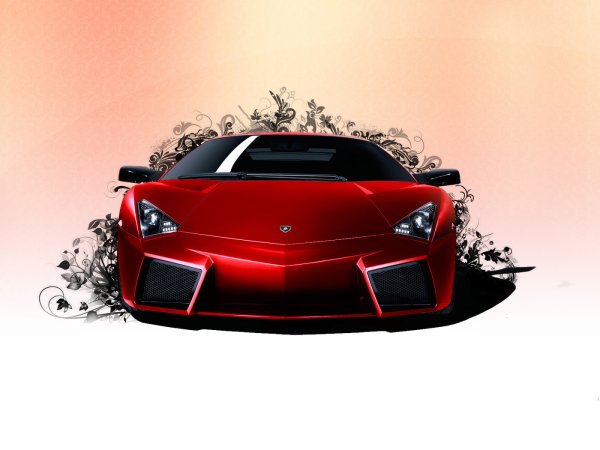 Ламборджини красная