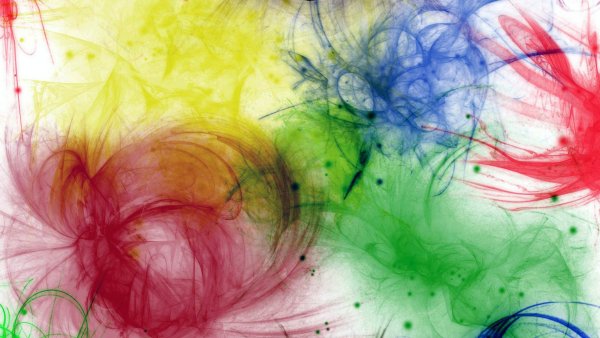 Разноцветные разводы