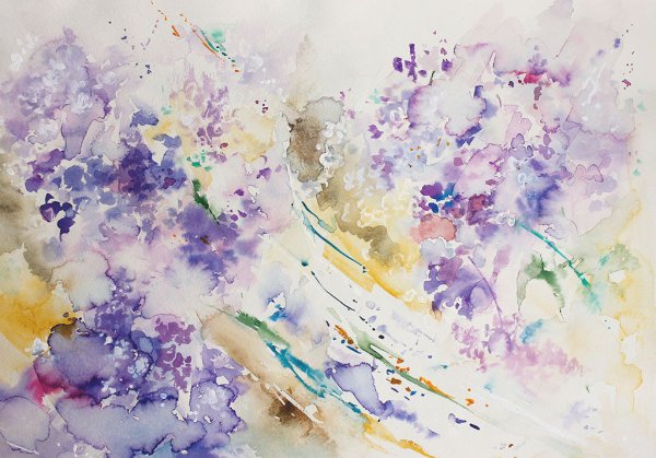 Акварельная абстракция