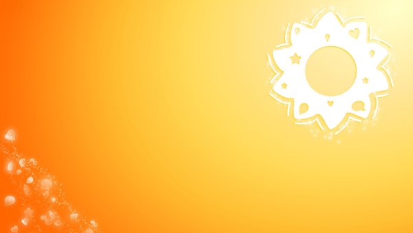 Солнечный фон для презентации