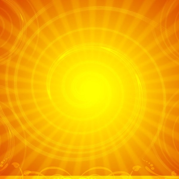 Желто оранжевые лучи