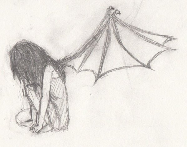 Грустные рисунки