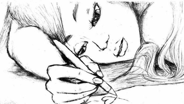 Рисунки карандашом грустные