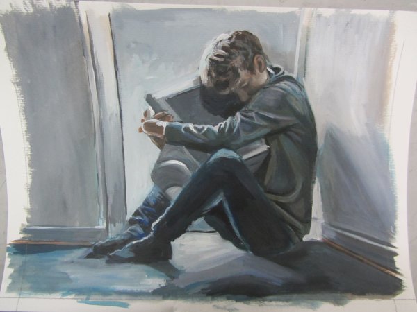 Одиночество иллюстрации