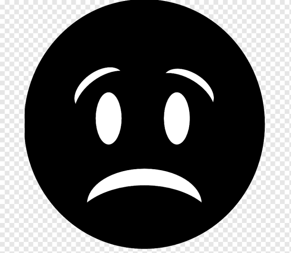 Смайлик грусть печаль