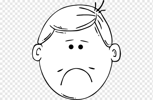 Раскраска лицо человека для детей