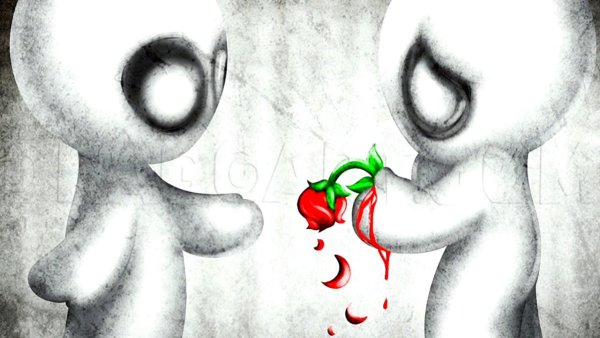 Человечек с разбитым сердцем