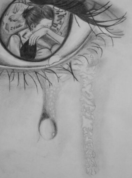 Рисунки карандашом любовь боль