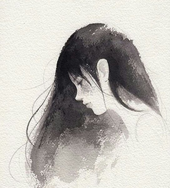 Грусть рисунок