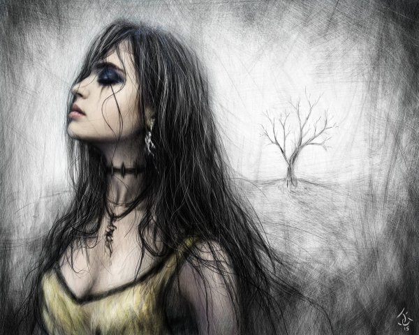 Готические рисунки