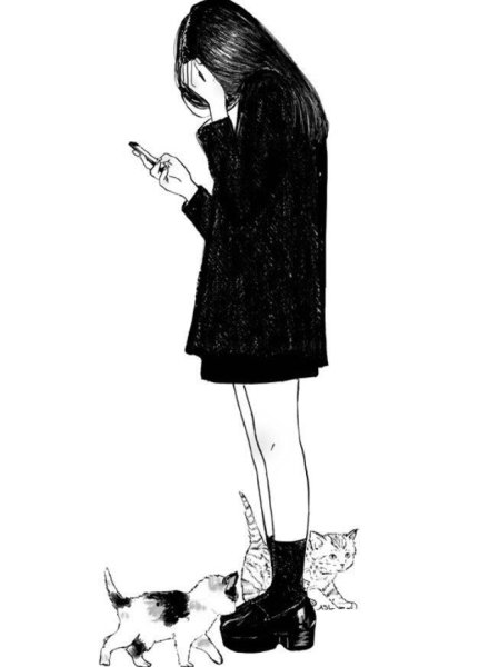 Нарисовать грустную девочку