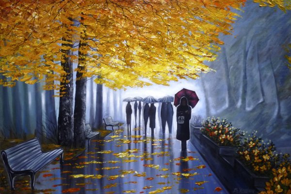 Осенний парк арт