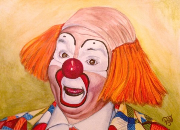 Клоун карандаш