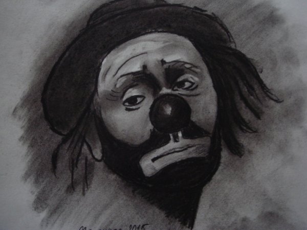 Грустный клоун для детей